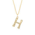 wholesale 925 Silver Farfan Surname Letter Necklace For Women,ins Layering Fashion,。-0-11
