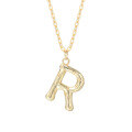 wholesale 925 Silver Farfan Surname Letter Necklace For Women,ins Layering Fashion,。-0-21