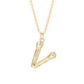wholesale 925 Silver Farfan Surname Letter Necklace For Women,ins Layering Fashion,。-0-25
