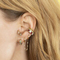 wholesale S925 Sterling Silver Single Ins-style Hanging Ear Clasp,-0-2