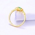 wholesale Gold-plated Light Luxury Diamond Vintage Ring Wholesale Classical Style Chinese-inspired Women's Ring-0-3