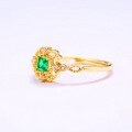 wholesale Gold-plated Light Luxury Diamond Vintage Ring Wholesale Classical Style Chinese-inspired Women's Ring-0-2