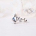 wholesale 925 Sterling Silver Natural Blue Moonstone Vintage Ring from Airume-0-3