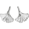 wholesale S925 silver earrings for women, Korean and Japanese style, minimalist ginkgo leaf earrings, artistic leaf, sweet and elegant accessory G5788-0-4