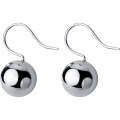 wholesale S925 Sterling Silver Nalan Minimalist Smooth Round Short Hook Light Pearl Earrings G1052-0-4