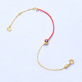wholesale Wholesale of Gold-Plated Jewelry New Arrivals: Birth Year Garnet Red String Bracelet for Girls-0-2