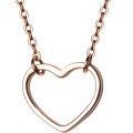 wholesale S925 silver Nalan sweet minimalist hollow heart necklace elegant ladies collarbone chain D3634-0-4