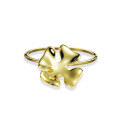 wholesale 9K Solid Gold Exquisite Lucky Goddess Four-Leaf Clover Ring, New Style from Source Manufacturer-0-5