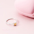 wholesale S925 Silver Butterfly Ring for Women, Korean Style, Personality, Elegant, Sweet, Adjustable Ring J4377-0-2