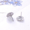 wholesale S925 Metal Wholesale Small Fresh Flower Accessories, Japanese and Korean Style Simple Wind Earrings, Creative Design Earrings for Women-0-2