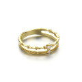 wholesale 9/14K Gold Zircon Double-Layer Ring New Style Jewelry Wholesale from Manufacturer-0-2