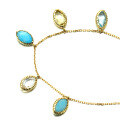 wholesale 9K Gold Summer New Multi-Gem Bracelet for Women, Natural Crystal Bracelet, Yili Jewelry Limited Stock-0-4