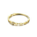 wholesale 9K/14K Gold Diamond Simple and Versatile Stackable Ring for Women, Japanese-style Luxury Jewelry Wholesale-0-1
