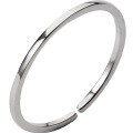 wholesale S925 Sterling Silver Women's Korean Style Minimalist Smooth Ring Joint Tail Ring Jewelry J3396-0-4