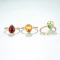 wholesale Fine Silver Vintage Elegant Garnet Ring for Women, Classical Style and Unique Band for Wholesale-0-2