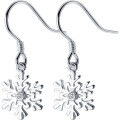 wholesale S925 Sterling Silver Snowflake Earrings Christmas Series Small Fresh Diamond-Inlaid Flower Sweet and Artistic Short Style Ear Accessories E7501-0-4