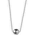 wholesale S925 silver women's choker necklace, Korean-style minimalist light bead ball chain, collarbone chain D3936-0-4