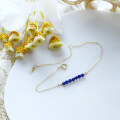 wholesale 9K Gold Jewelry Natural Lapis Lazuli Bracelet for Women, Simple and Versatile Daily Wear, Wholesale-0-1