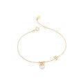 wholesale 9K gold-plated jewelry fashion elegant freshwater pearl ladies bracelet bow accessory for one-piece drop shipping-0-4