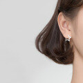 wholesale Sterling Silver Korean-style Small Star Ear Clasp Fresh and Unique Student Earrings Simple and Sweet Ear Accessories G3744-0-1