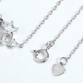 wholesale 925 Sterling Silver Japanese Korean Trendy Hot Style Topaz Cosmic Planet White Zircon Star Necklace for Women-0-4