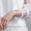 wholesale S925 silver women's Japanese-style minimalist double-layer bracelet elegant multi-layer trendy accessory S2927-0-3