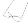 wholesale S925 Sterling Silver DIY Customizable Infinity Personalized Name Necklace Jewelry for Amazon-0-1