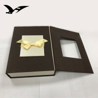 wholesale Metal jewelry box wholesale set for rings, necklaces, and earrings, portable and sold only in bulk, no single orders-Set Box>Bow Brown