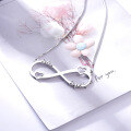 wholesale Custom DIY S925 Sterling SilverInfinity Two Names Personalized Letter Pendant-0-4