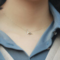 wholesale 9K Gold Super Cute 3D Dinosaur Necklace Choker for Women, Creative European and American Animal Pendant-0-3
