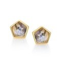 wholesale 925 Sterling Silver Creative Geometric Square Stud Earrings with Labradorite, Minimalist and Fashionable Weekly Earrings Direct from Manufacturer-0-4