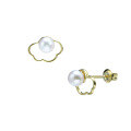 wholesale 9K Gold Artli Jewelry Multi-Combination Colored Gemstone Pearl Cloud One-Week Earring Ins Rainbow Girly Japanese Style Single-0-1