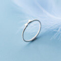 wholesale S925 silver ring for women, Korean-style fashion, simple bow twist, girly jewelry J6042-0-1