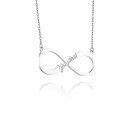 wholesale S925 Sterling Silver DIY Customizable Infinity Personalized Name Necklace Jewelry for Amazon-0-0