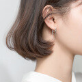 wholesale S925 silver ear clip for women, Korean-style fresh and elegant,G4340-0-1