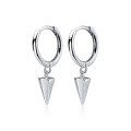 wholesale Metal S925 silver geometric hexagonal ear cuff cone punk style earrings G3296-0-4