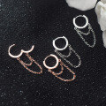 wholesale S925 silver ear clip for women, Korean-style fresh and elegant,G4340-0-4