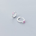 wholesale S925 silver nalan ear clips women Korean style fashion inlaid diamond love earrings elegant heart-shaped ear jewelry women G4214-0-4