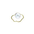 wholesale 9K Gold Artli Jewelry Multi-Combination Colored Gemstone Pearl Cloud One-Week Earring Ins Rainbow Girly Japanese Style Single-0-5