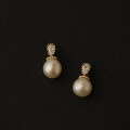 wholesale 9K Gold Wholesale Vintage Natural Pearl Pendant Collarbone Trend Niche-0-1