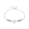 wholesale 925 Sterling Silver Women's Bracelet Summer Ins Minimalist Korean Style New Ancient Coin Small Bead Elegant Jewelry-0-4