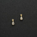 wholesale 14K AU585 gold Korean jewelry wholesale department's mini meteor shower delicate new Korean earrings for women-0-2