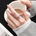 wholesale S925 silver Nalan Korean-style temperament personality snake ring for women, fashionable design ring minimalist hand accessory J6029-0-3