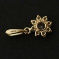 wholesale 9K Gold Exquisite and Ornate Floral-style Japanese Korean Sweet Small Flower Pendant-0-3