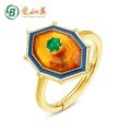 wholesale Wholesale supplier of pure silver, natural amber rings for women, ethnic style jewelry available for mixed batches-0-0