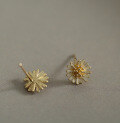 wholesale 9K Gold Korean Wholesale Daisy Flower Earrings New Trend Minimalist Stud Earrings-0-3