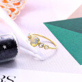 wholesale 9K Gold Japanese Light Jewelry Natural Fire Oval Opal Ring for Women Wholesale Taobao-0-1