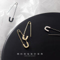 wholesale S925 silver earring pin ear cuff minimalist smooth surface fun versatile earrings G6576-0-1