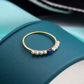 wholesale 9K Gold Japanese Chanel-style Fashion OL Natural Opal Pearl Ring for Women, Simple and Elegant-0-2