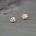 wholesale Wholesale 9K Gold-Plated Zirconia Exquisite Vintage Royal Mini Elegant Earrings-0-2